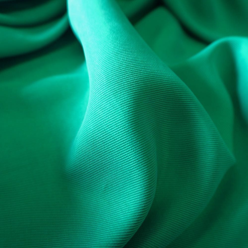 Sanded Lyocell Twill - Soft Fluid Draping Fabric - Emerald
