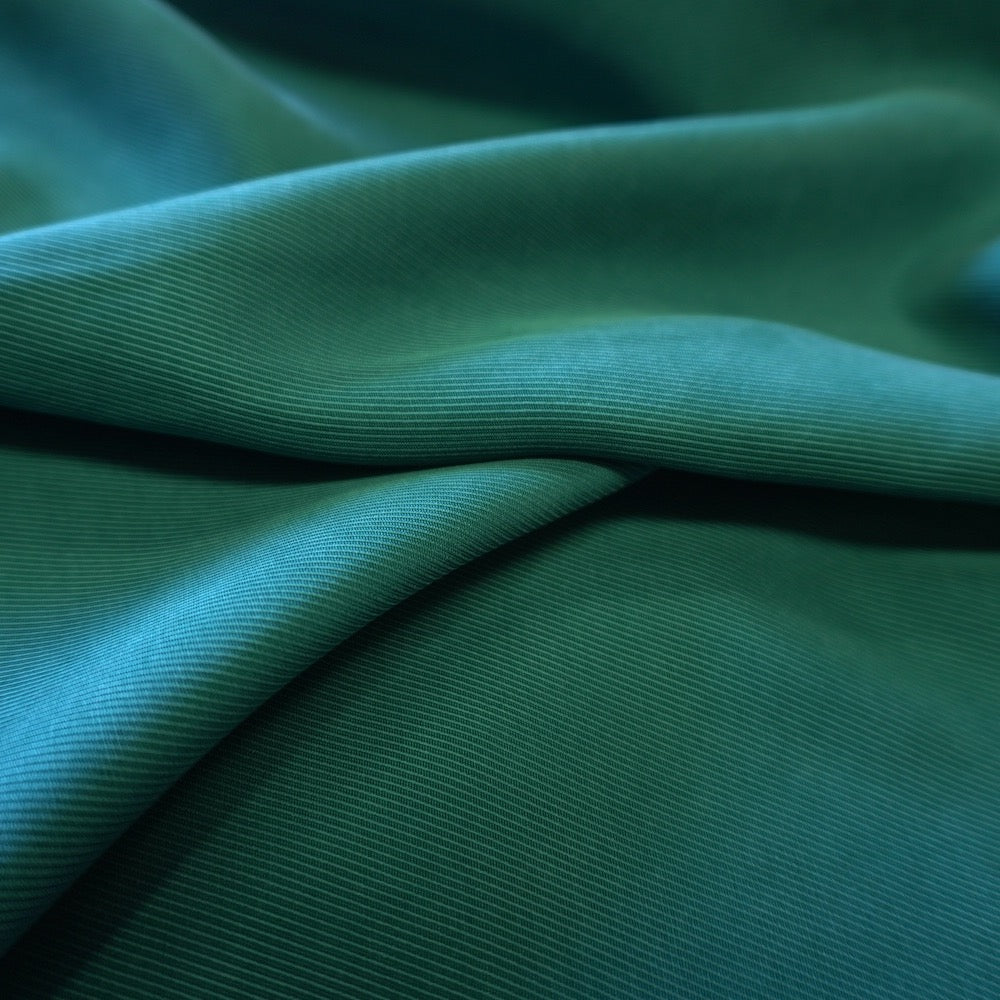 Sanded Lyocell Twill - Soft Fluid Draping Fabric - Teal Green