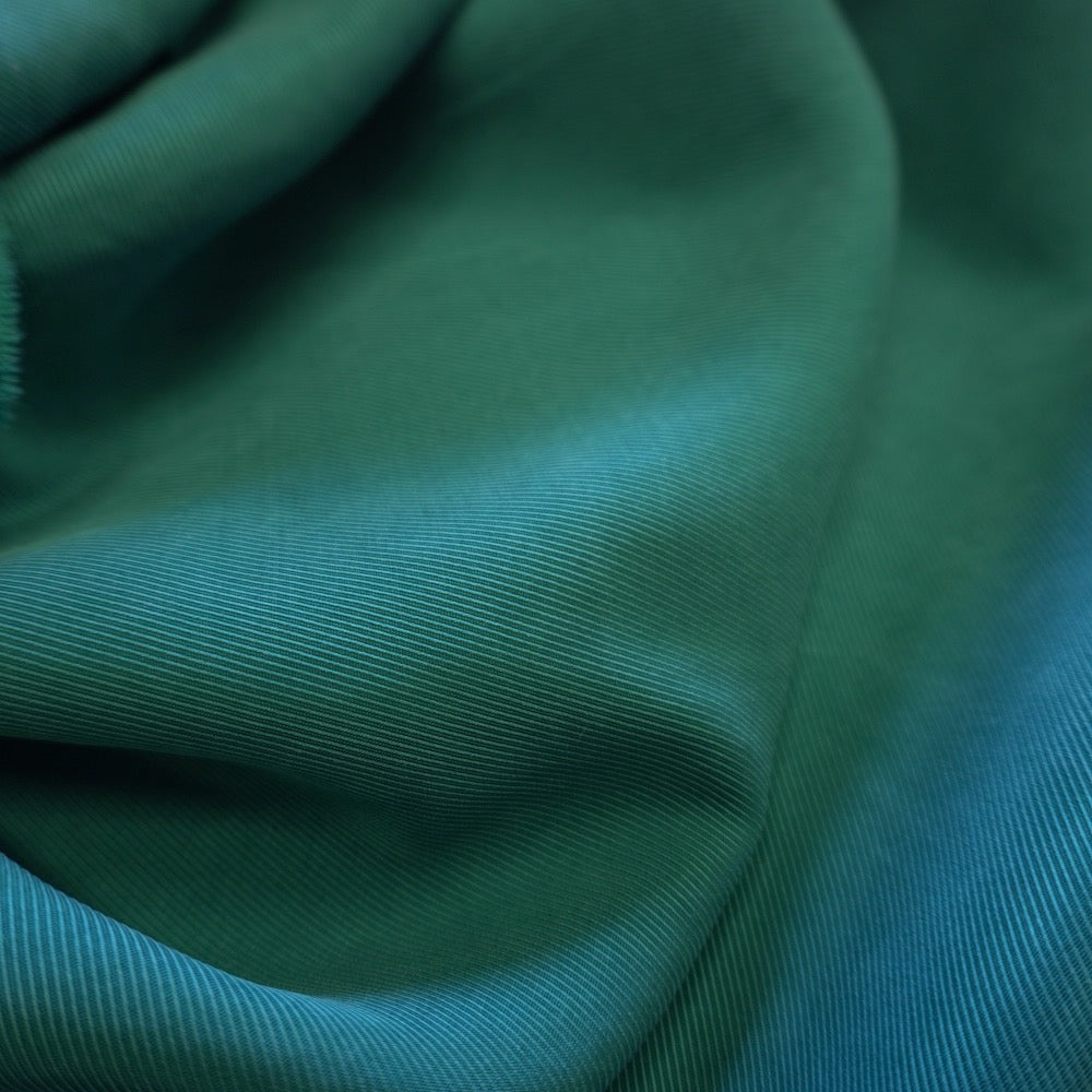 Sanded Lyocell Twill - Soft Fluid Draping Fabric - Teal Green