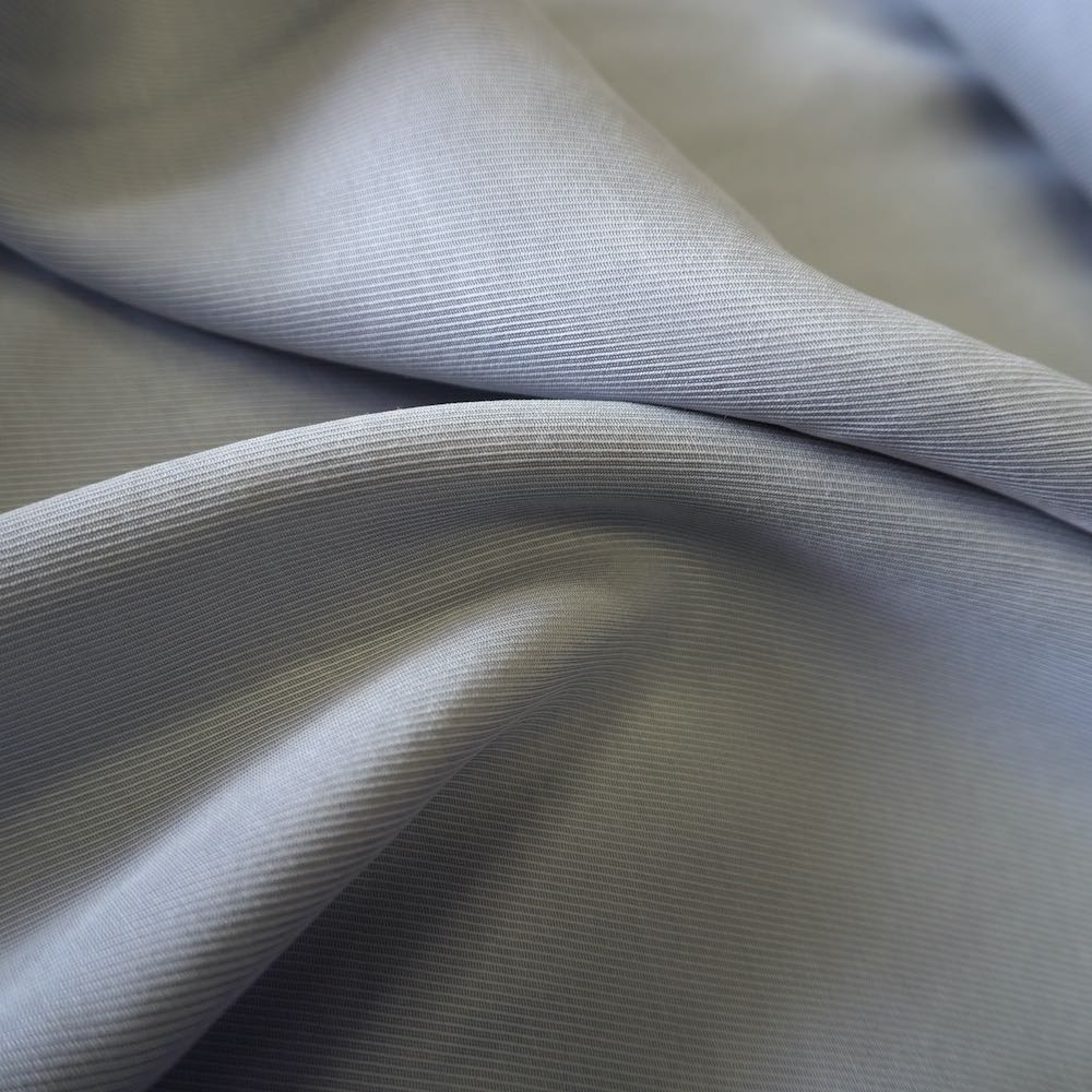 Sanded Lyocell Twill - Soft Fluid Draping Fabric - Grey