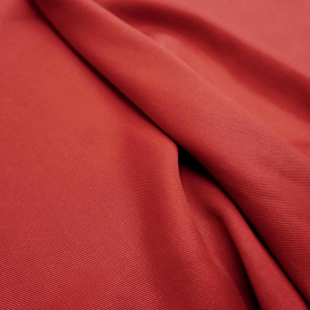 Sand Washed Tencel Twill fabric - Carmine Red