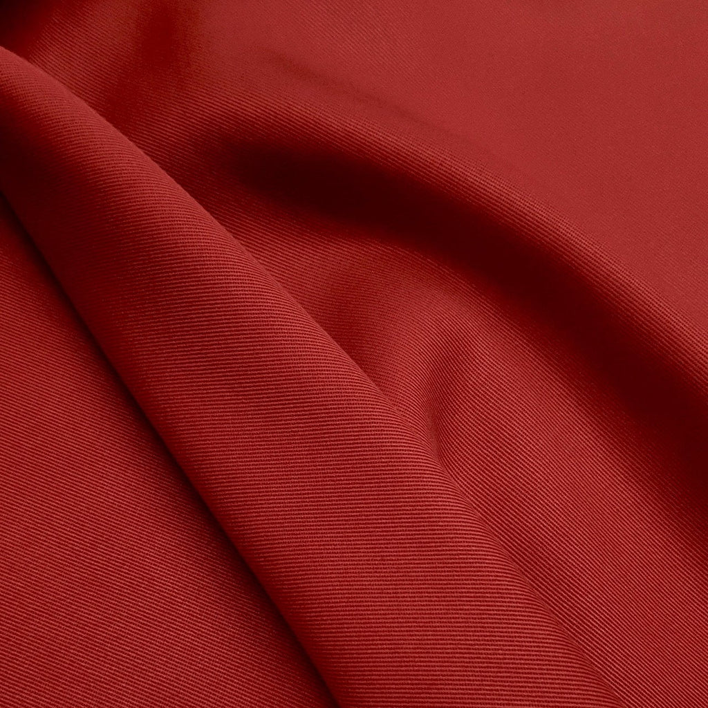 Sand Washed Tencel Twill fabric - Carmine Red