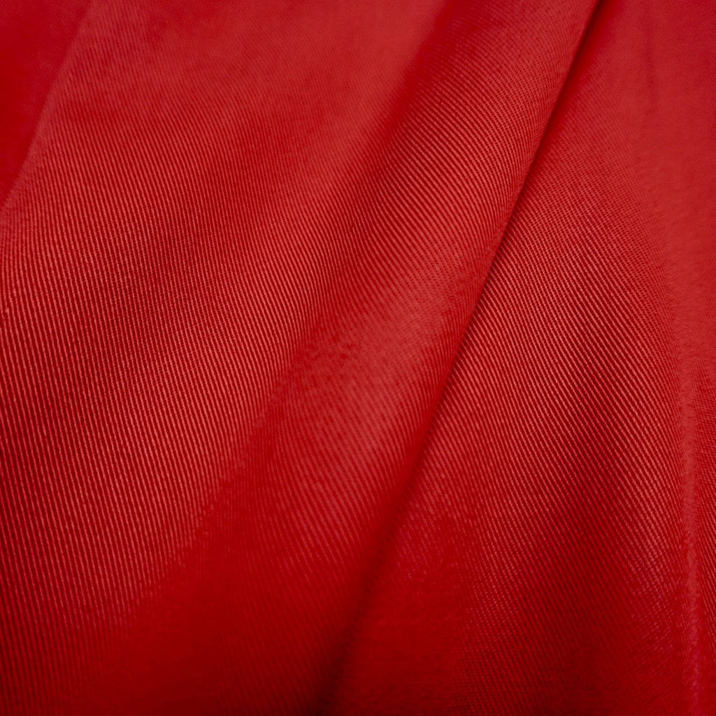 Sand Washed Tencel Twill fabric - Carmine Red