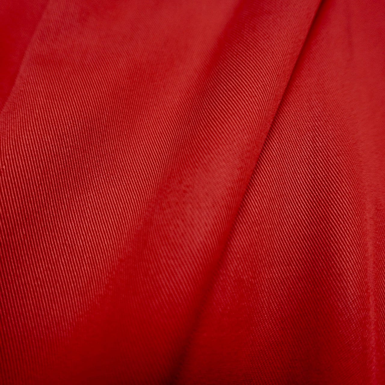 Sand Washed Tencel Twill fabric - Carmine Red