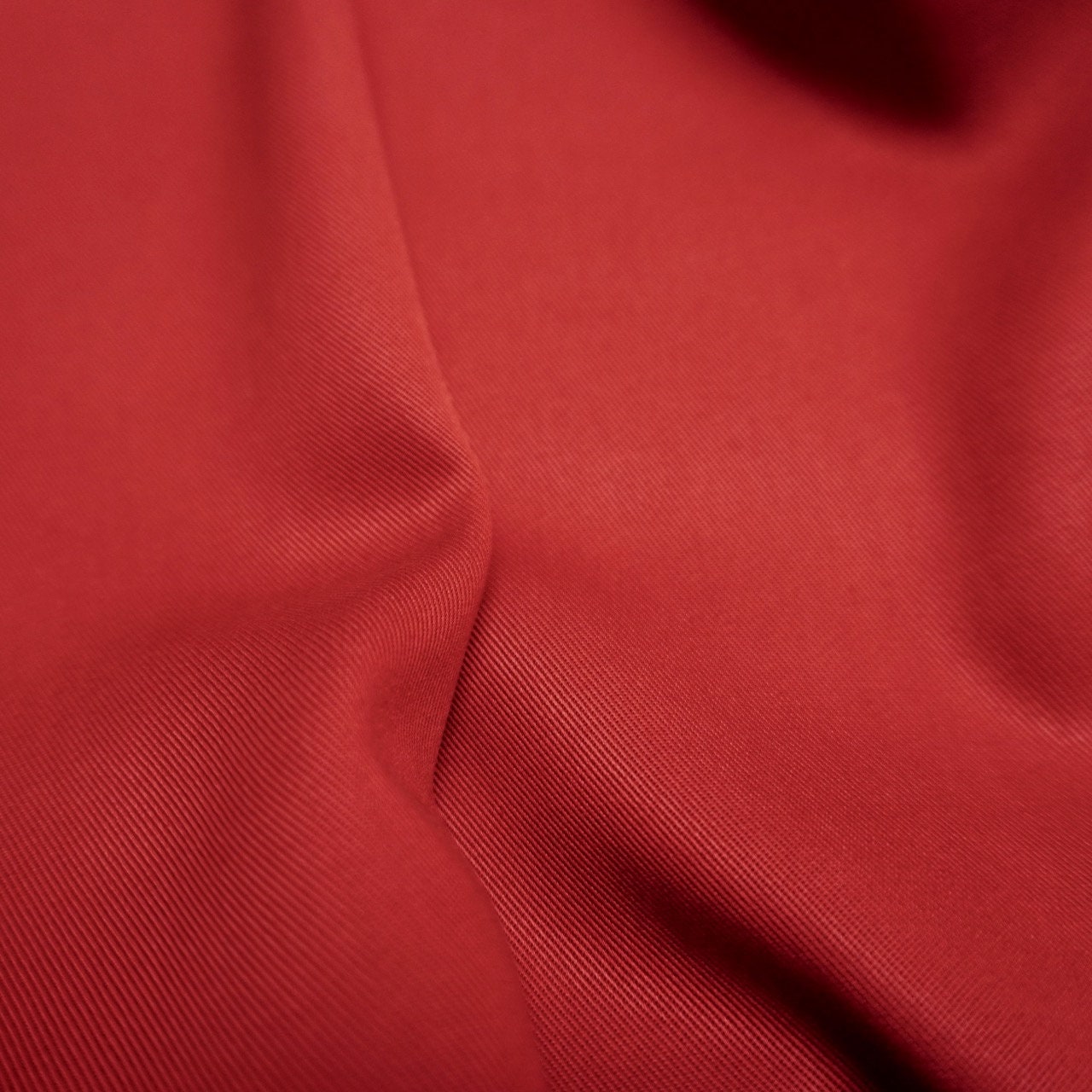 Sand Washed Tencel Twill fabric - Carmine Red