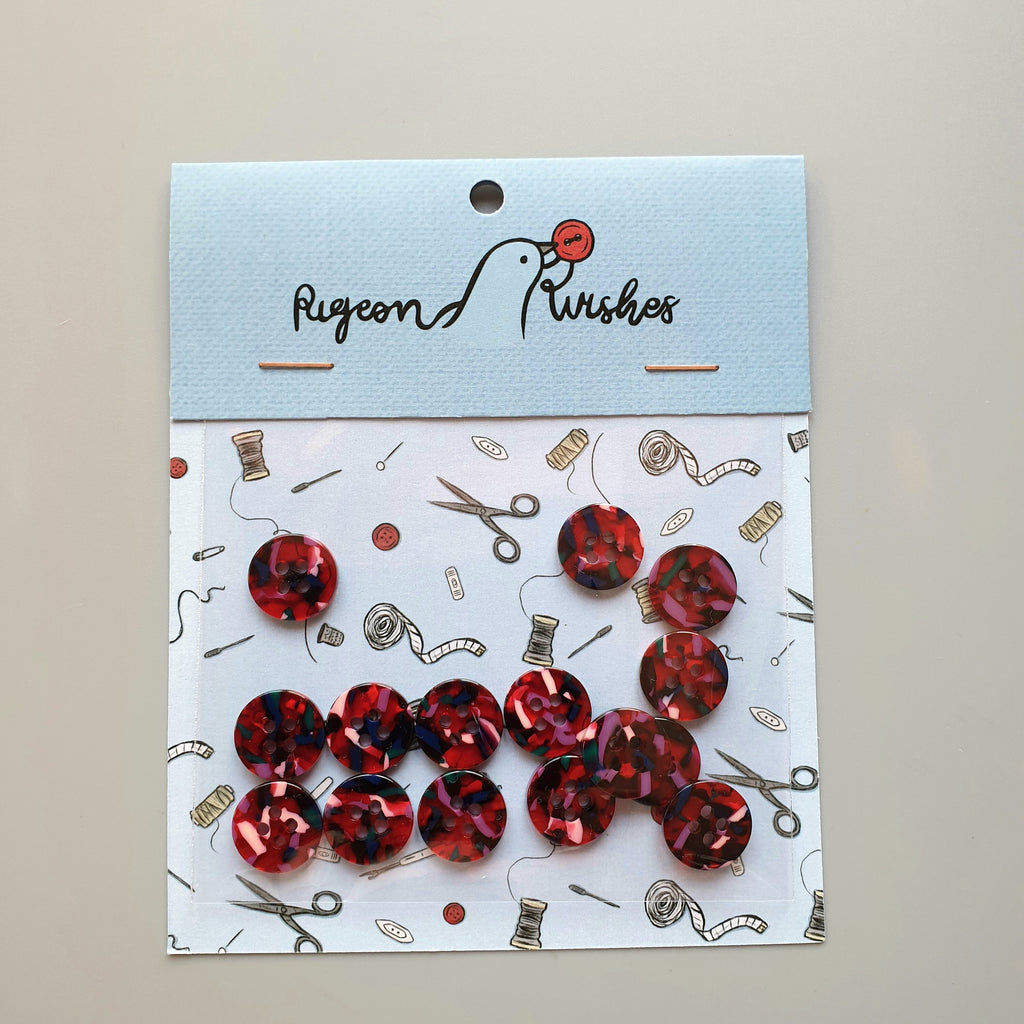 Beloved Button Set (10mm, 15mm, 20mm, 25mm)