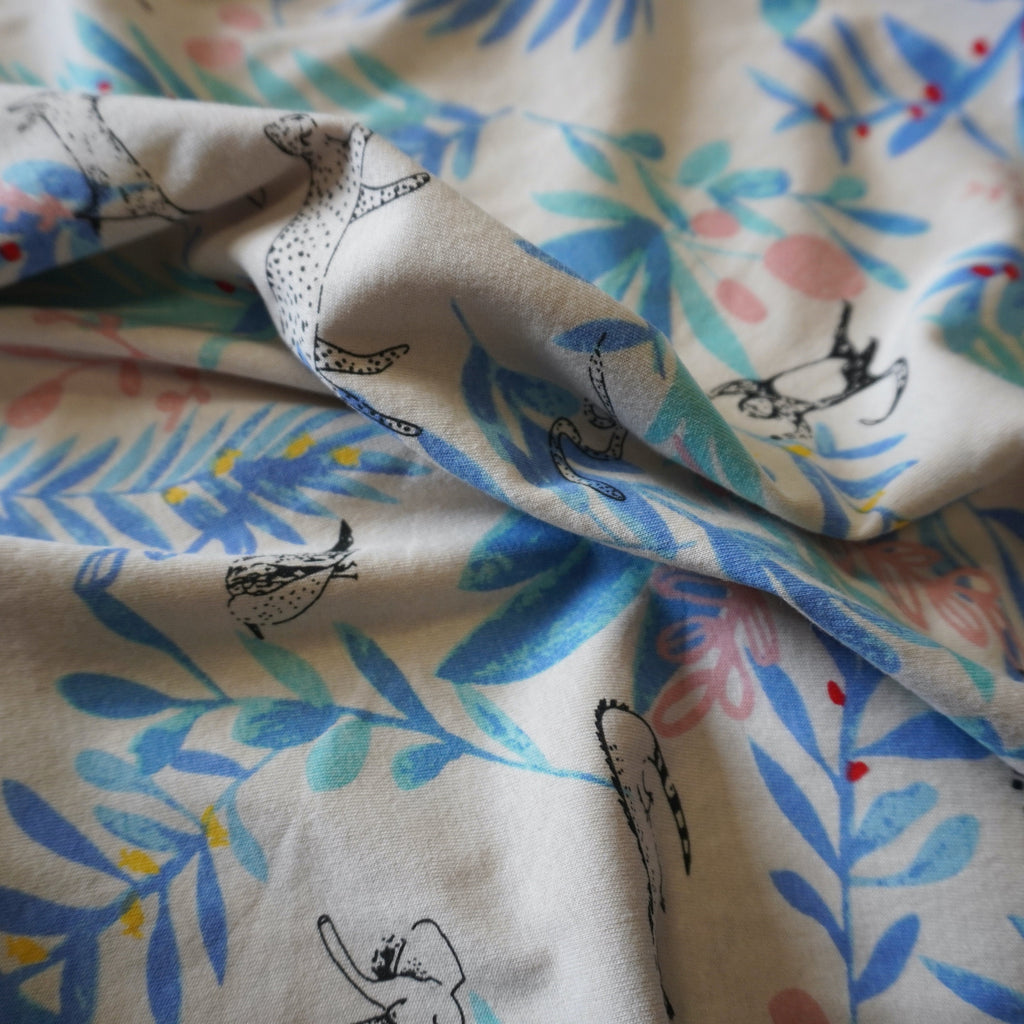 Animal Print Fabric - Cream