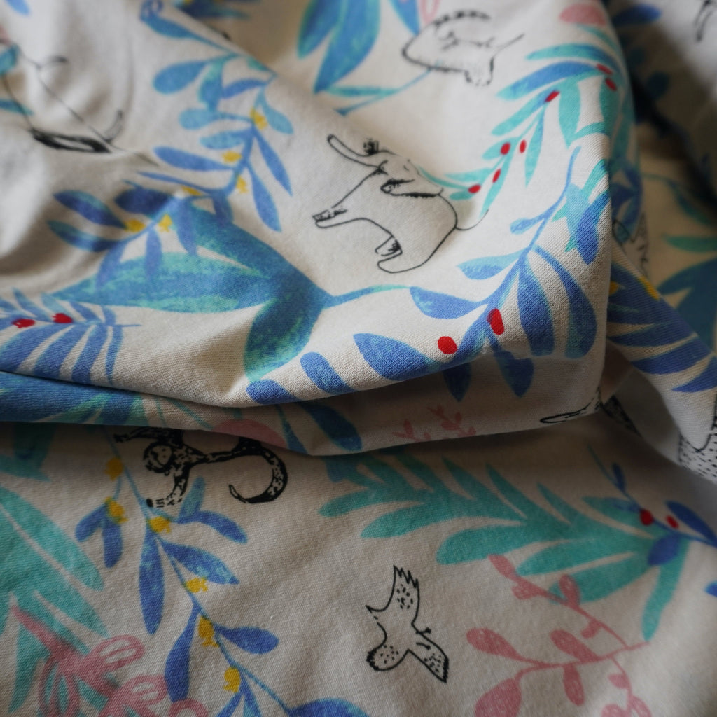 Animal Print Fabric - Cream