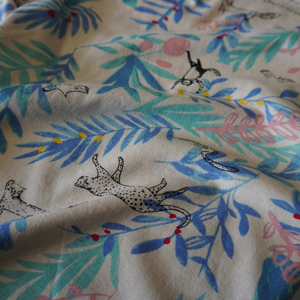 Animal Print Fabric - Cream
