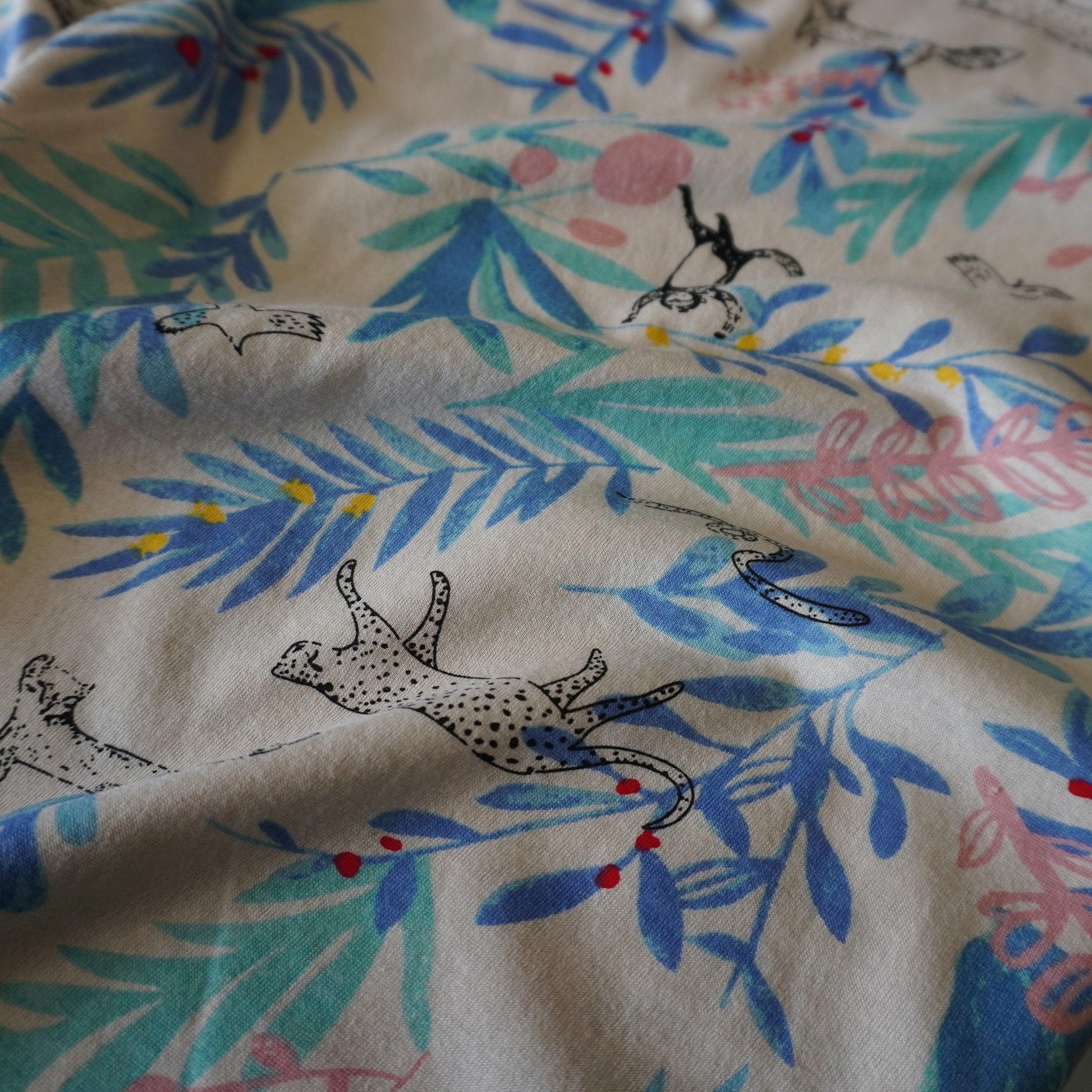 Animal Print Fabric - Cream