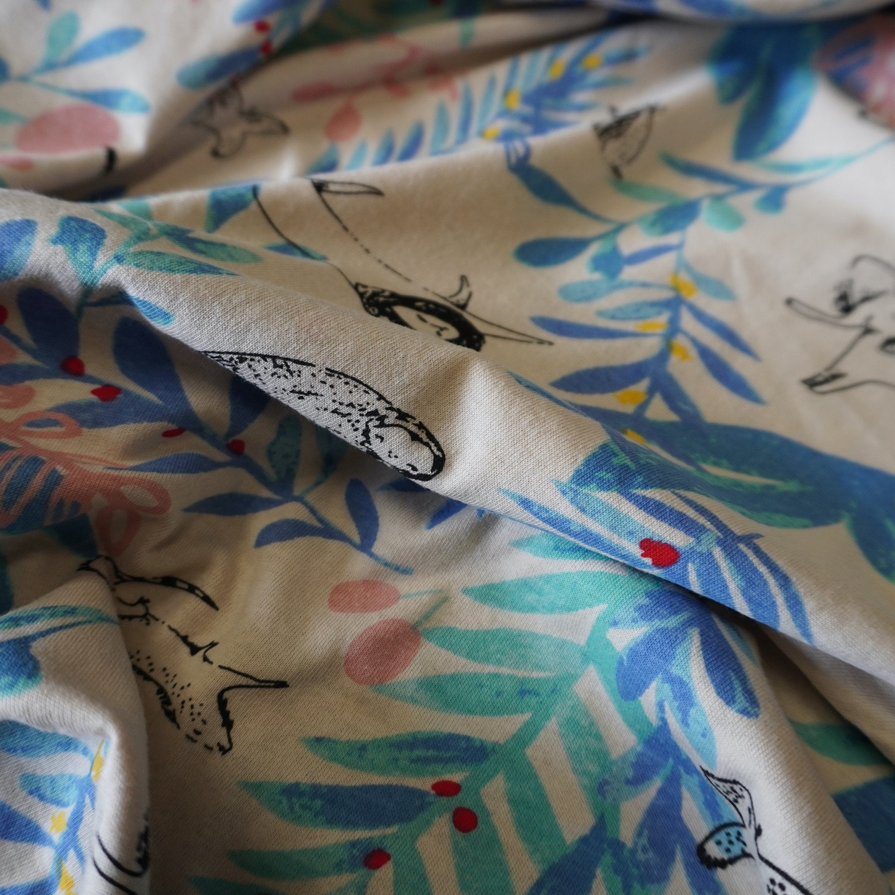 Animal Print Fabric - Cream