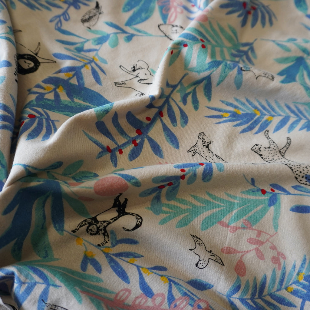 Animal Print Fabric - Cream