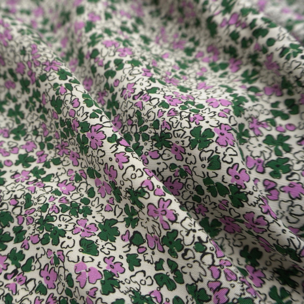 Ditsy floral - Reine Ecovero Slub