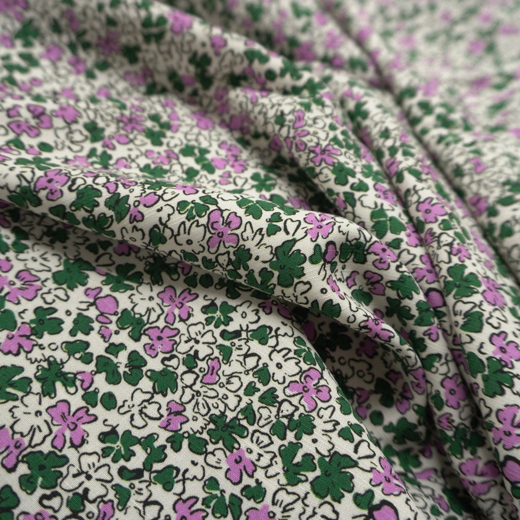 Ditsy floral - Reine Ecovero Slub