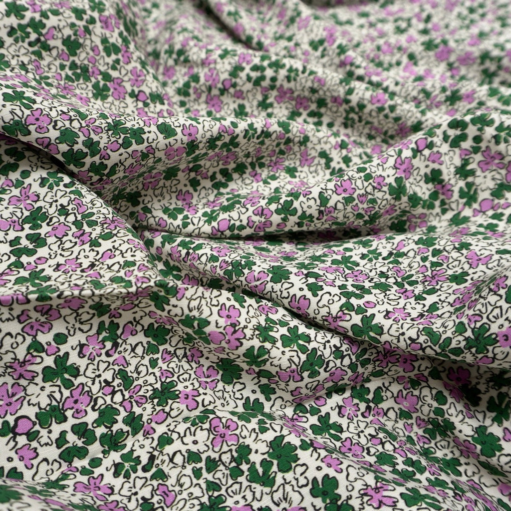 Ditsy floral - Reine Ecovero Slub