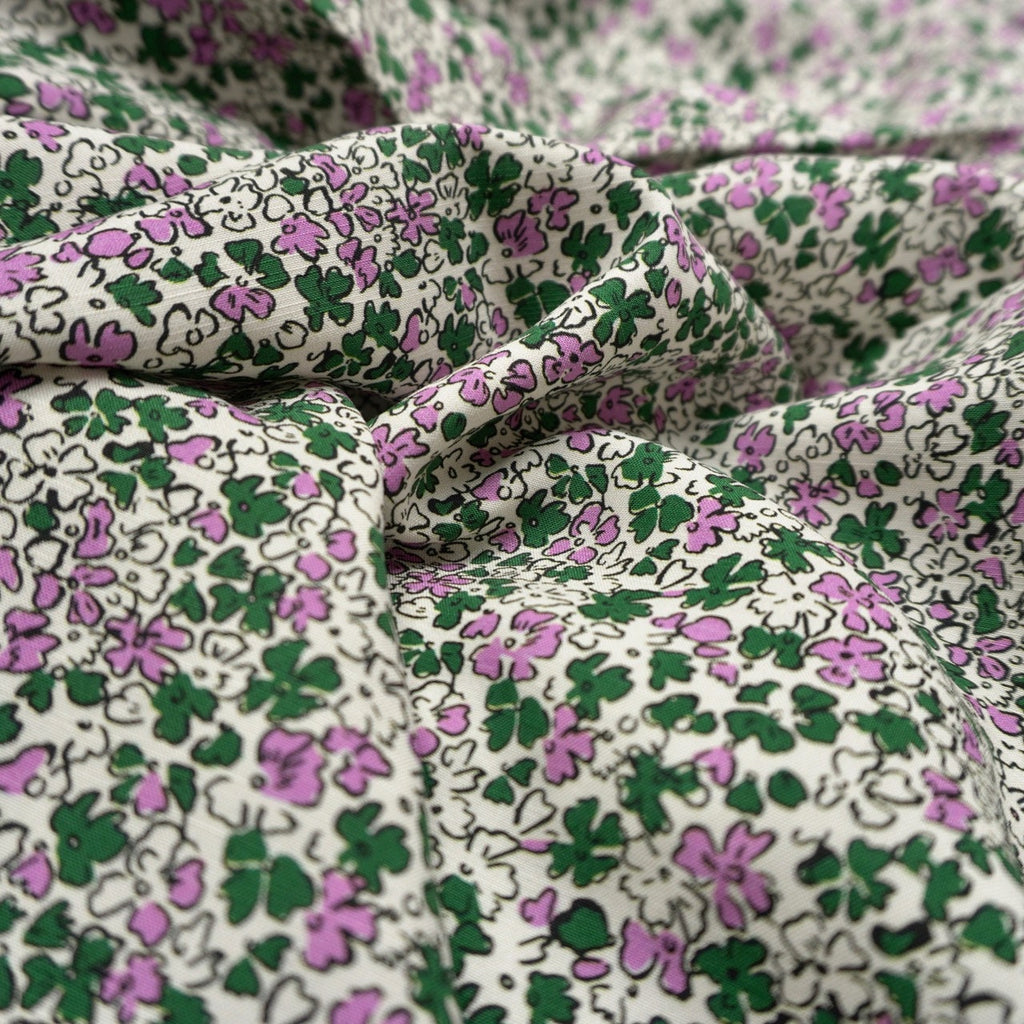 Ditsy floral - Reine Ecovero Slub