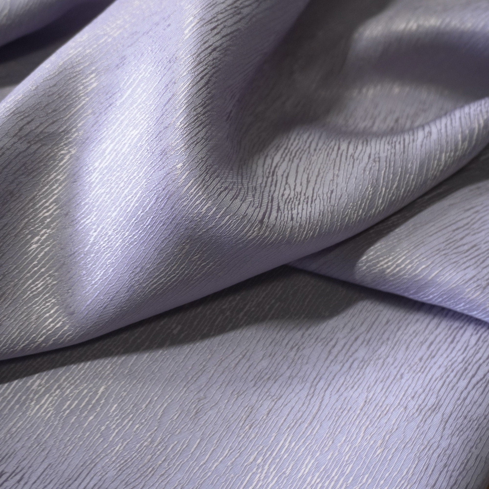 Cupro Tencel Bark Silk Jacquard - Lilac