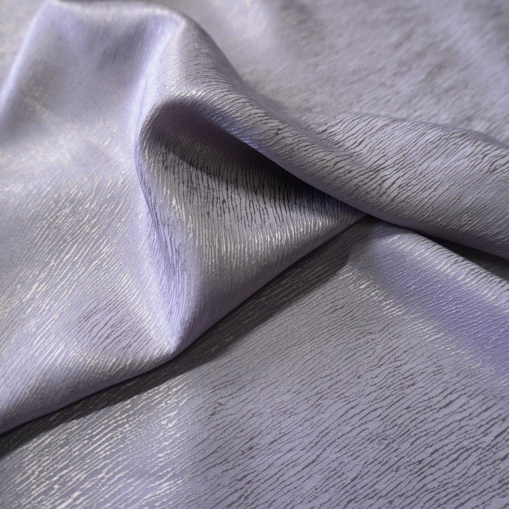 Cupro Tencel Bark Silk Jacquard - Lilac