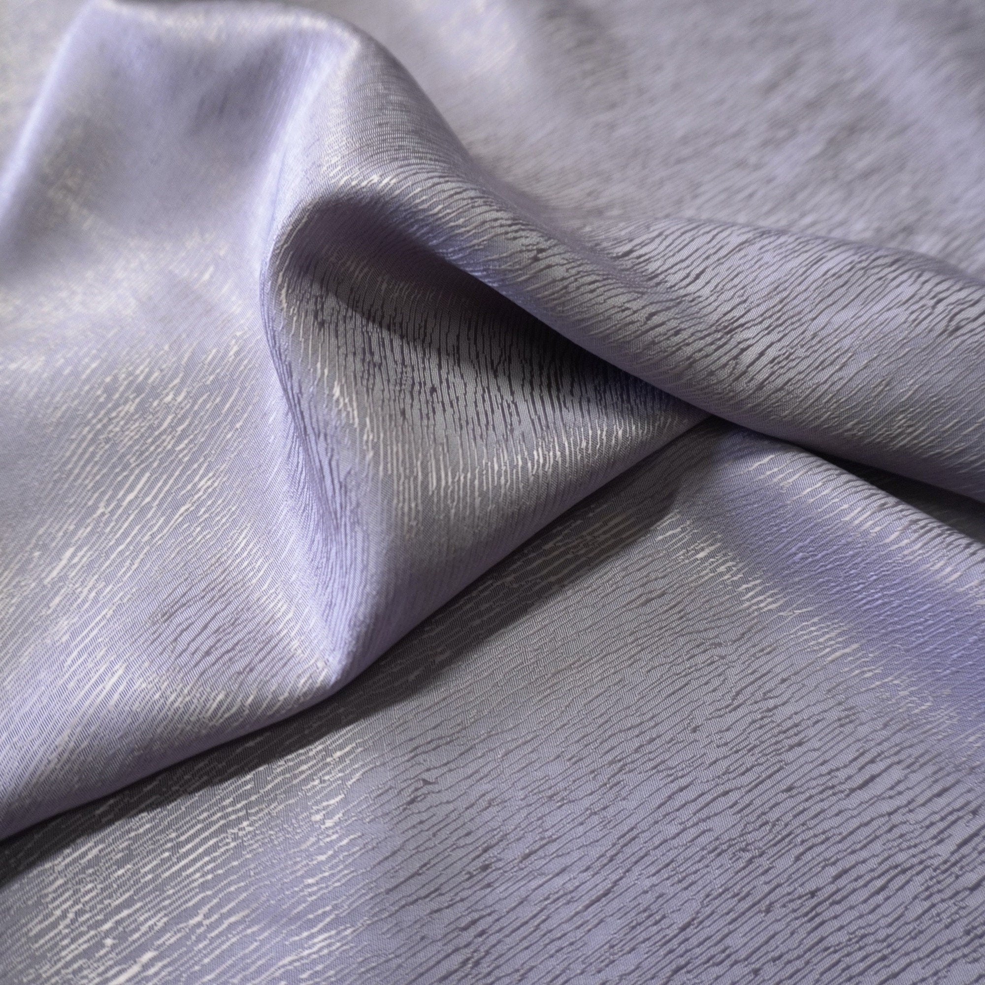 Cupro Tencel Bark Silk Jacquard - Lilac