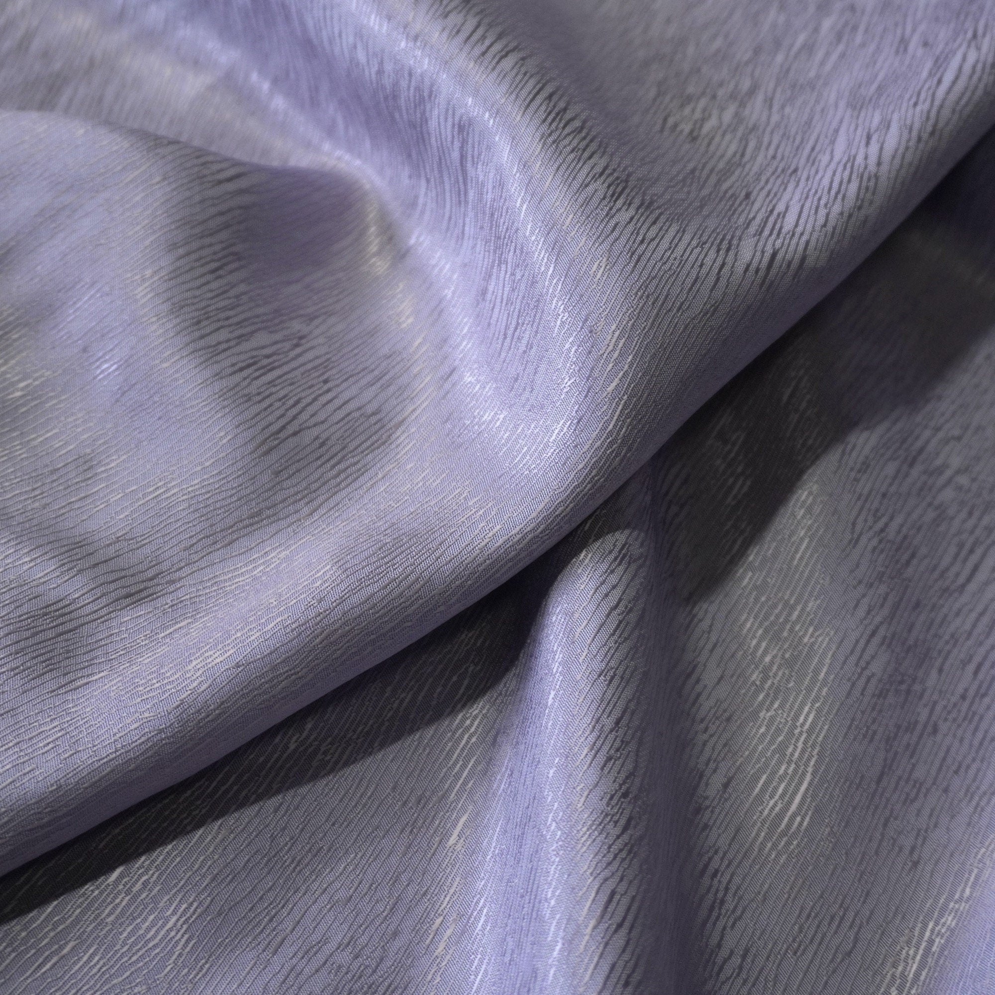 Cupro Tencel Bark Silk Jacquard - Lilac