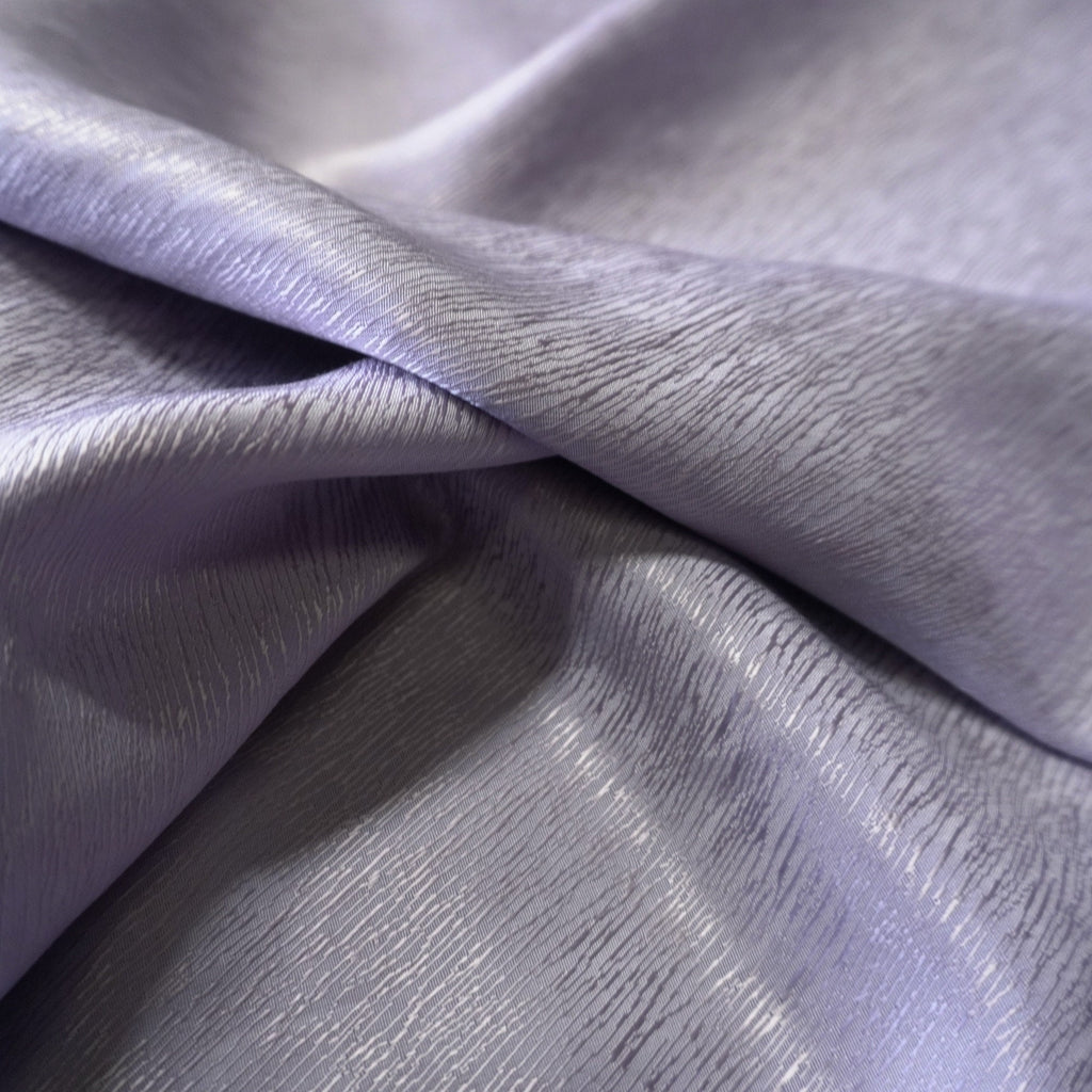 Cupro Tencel Bark Silk Jacquard - Lilac
