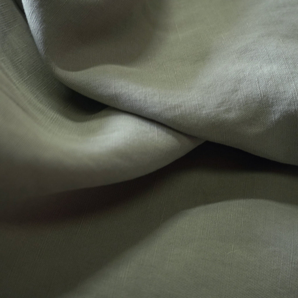 Sand washed Tencel linen - sage