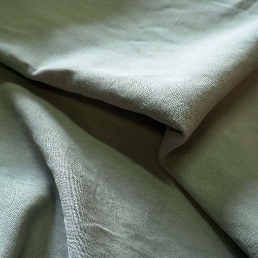 Sand washed Tencel linen - sage