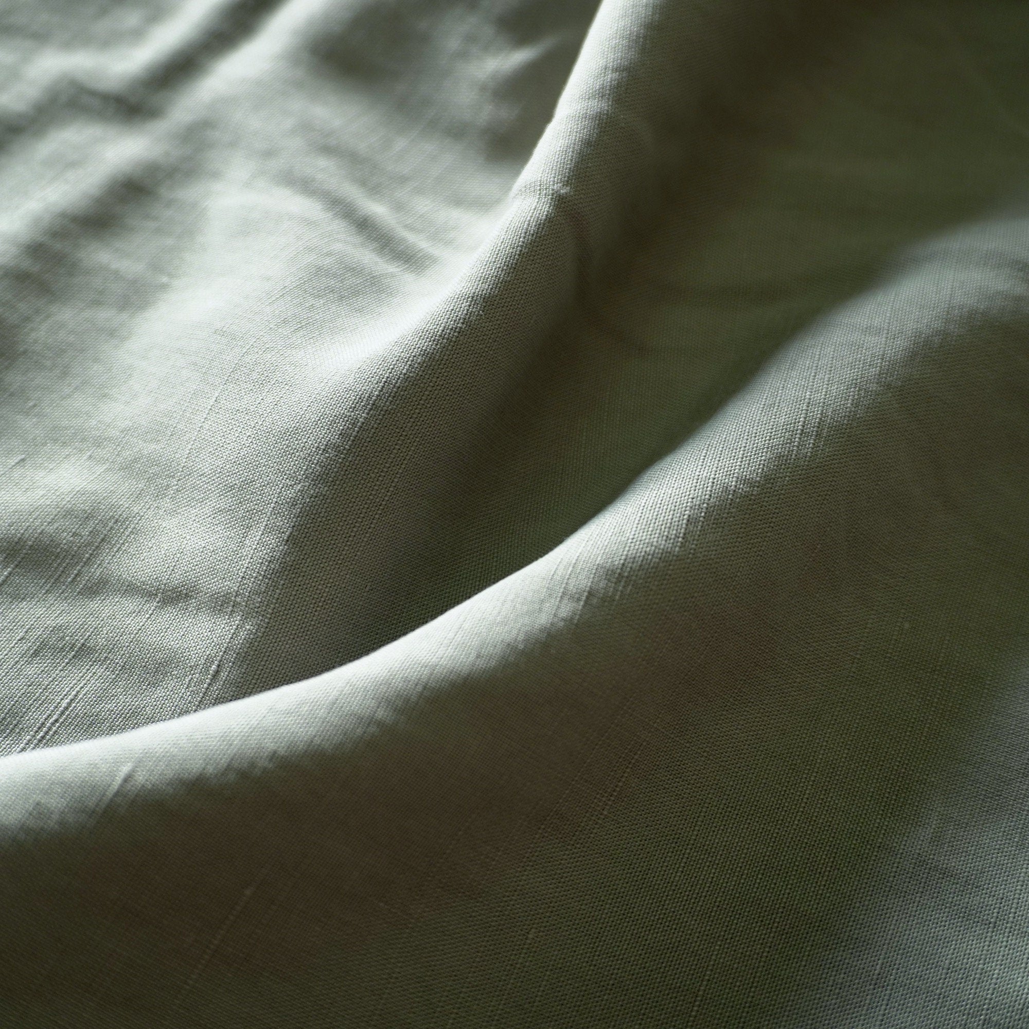 Sand washed Tencel linen - sage
