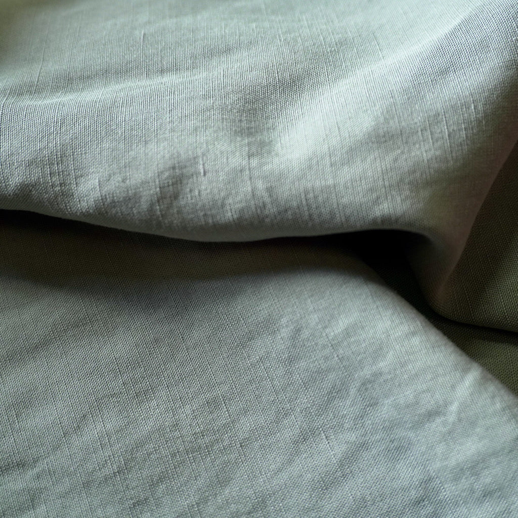 Sand washed Tencel linen - sage