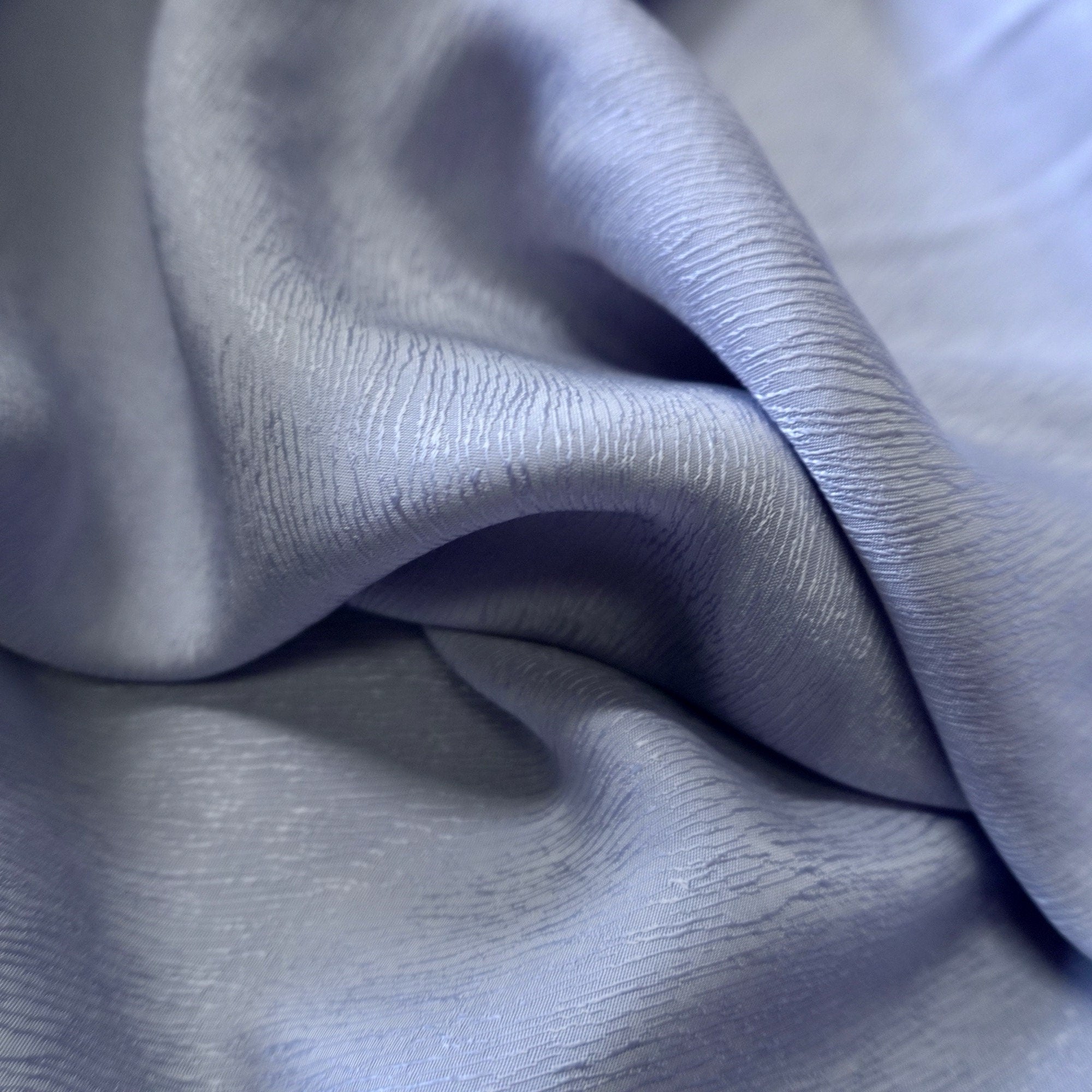 Cupro Tencel bark silk jacquard - sea foam