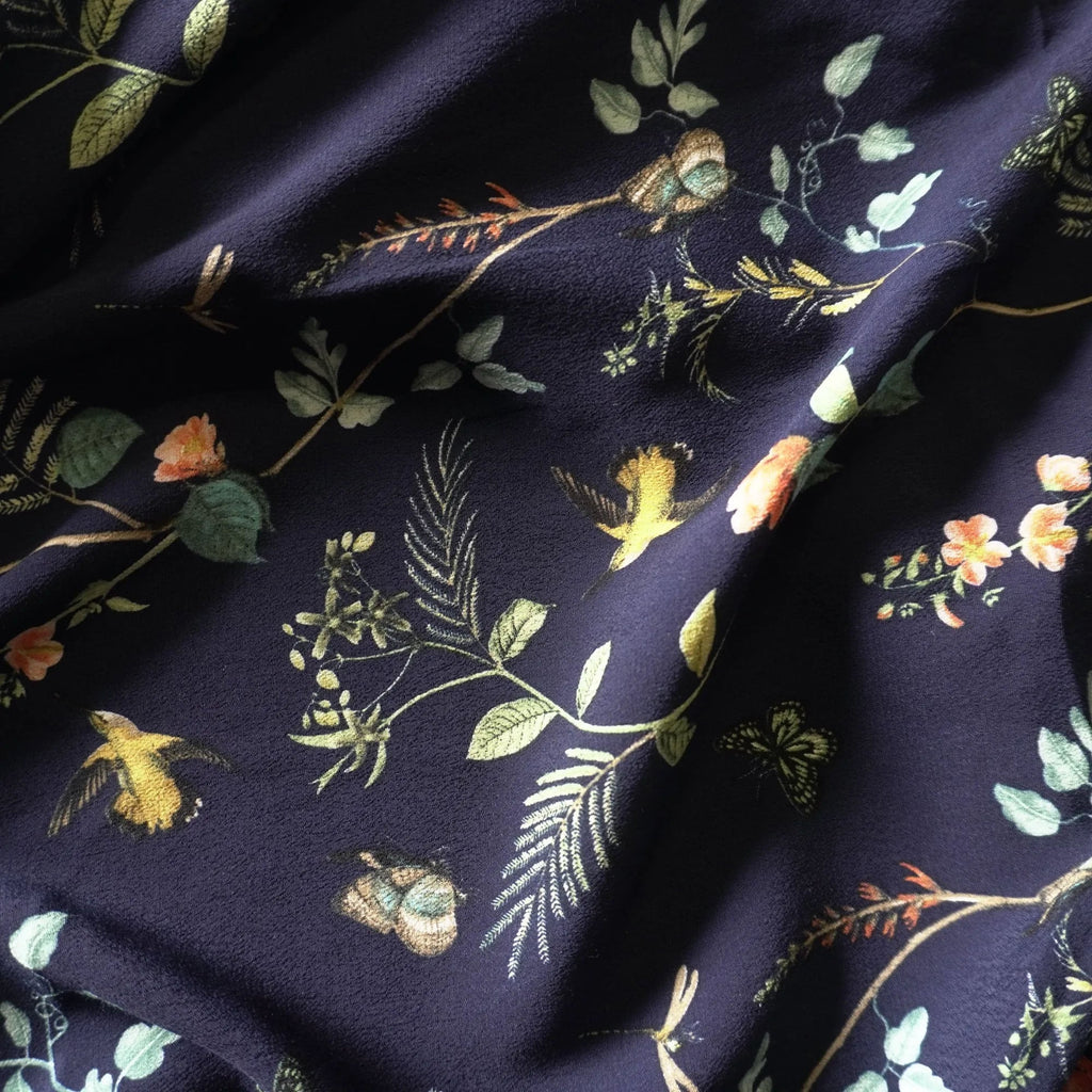 Fitz William Museum Collection Tencel Viscose Crepe