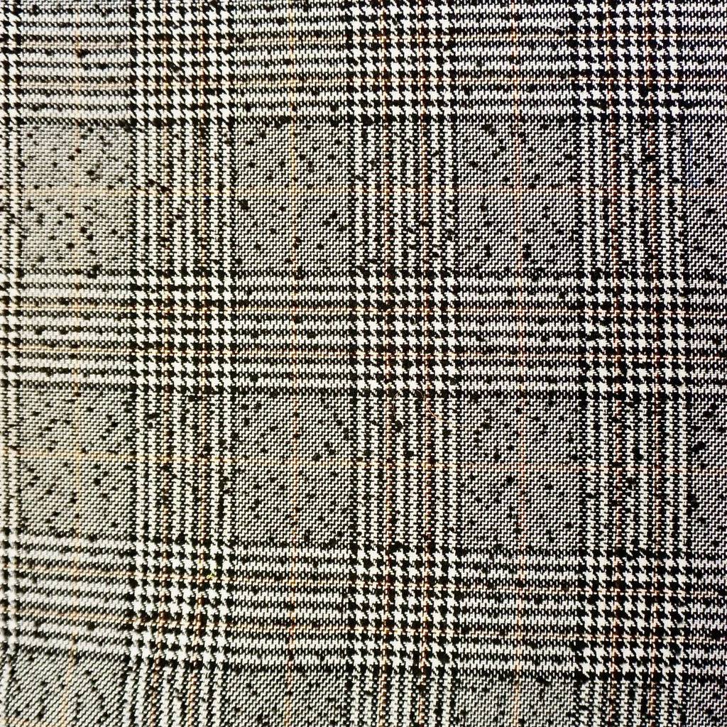 Classic houndstooth plaid coating fabric