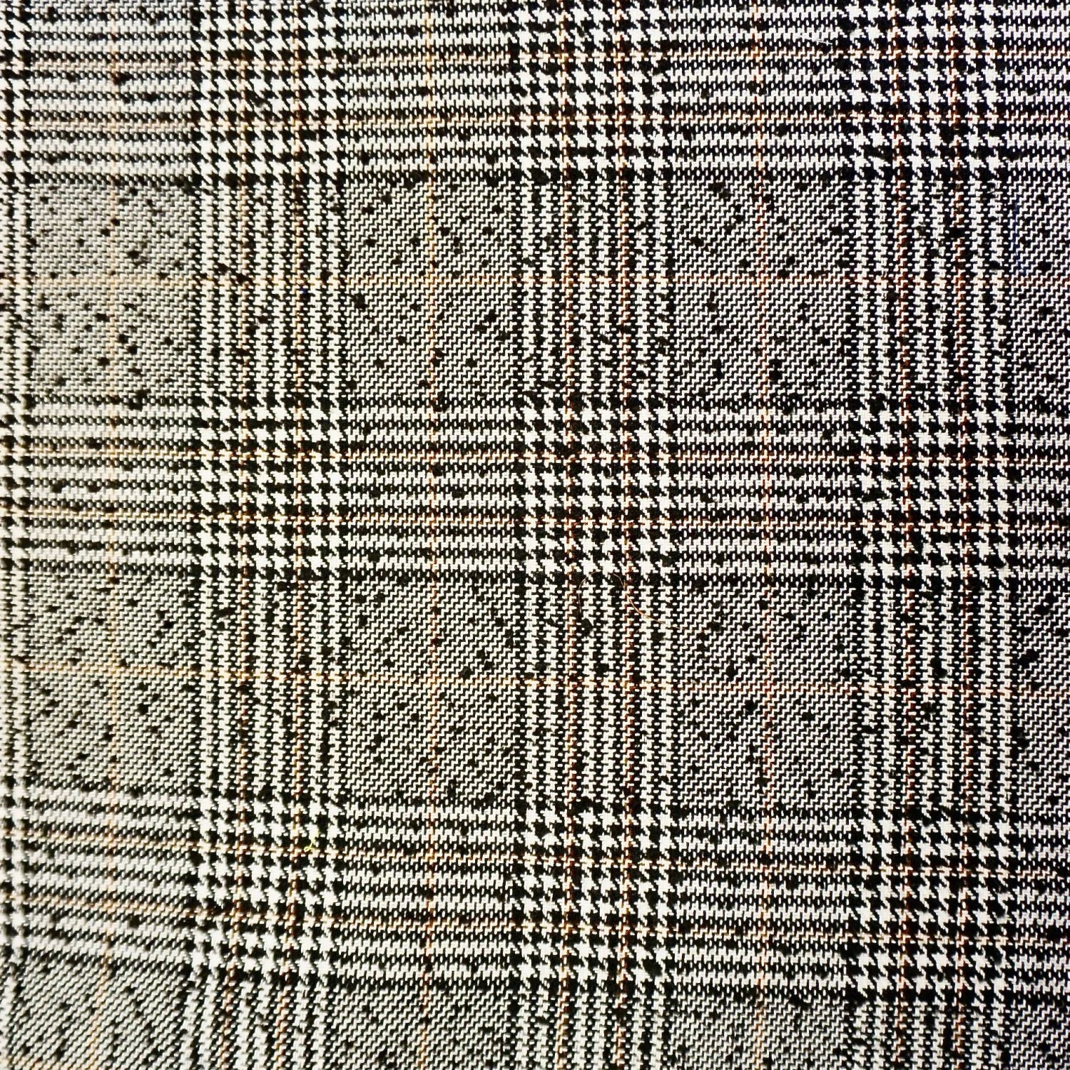 Classic houndstooth plaid coating fabric