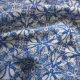 Damask Blue Tencel Print