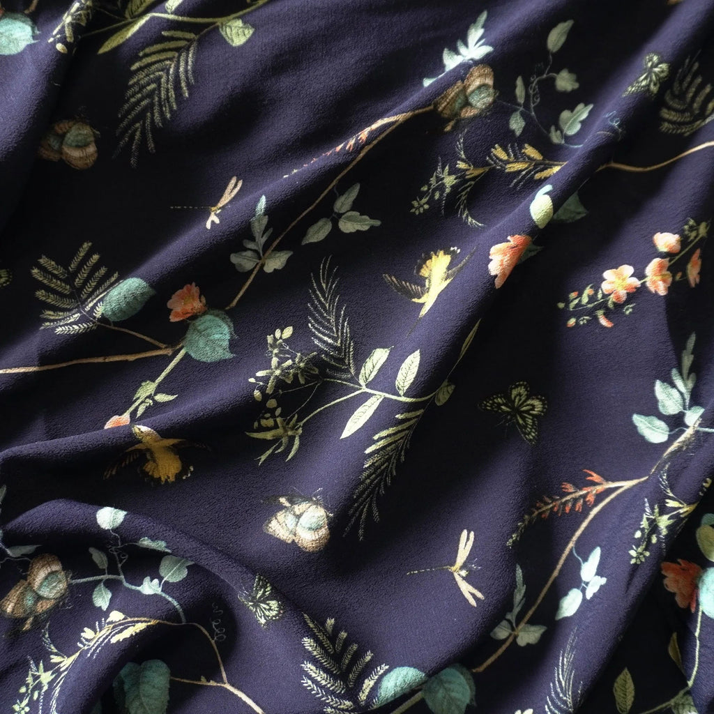 Fitz William Museum Collection Tencel Viscose Crepe