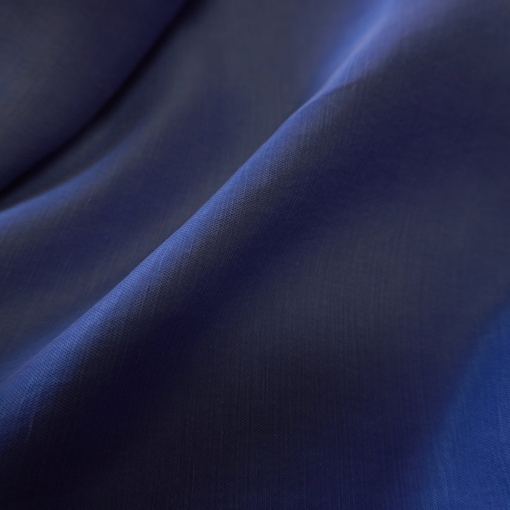 Bemberg Cupro linen pique - Blue bell