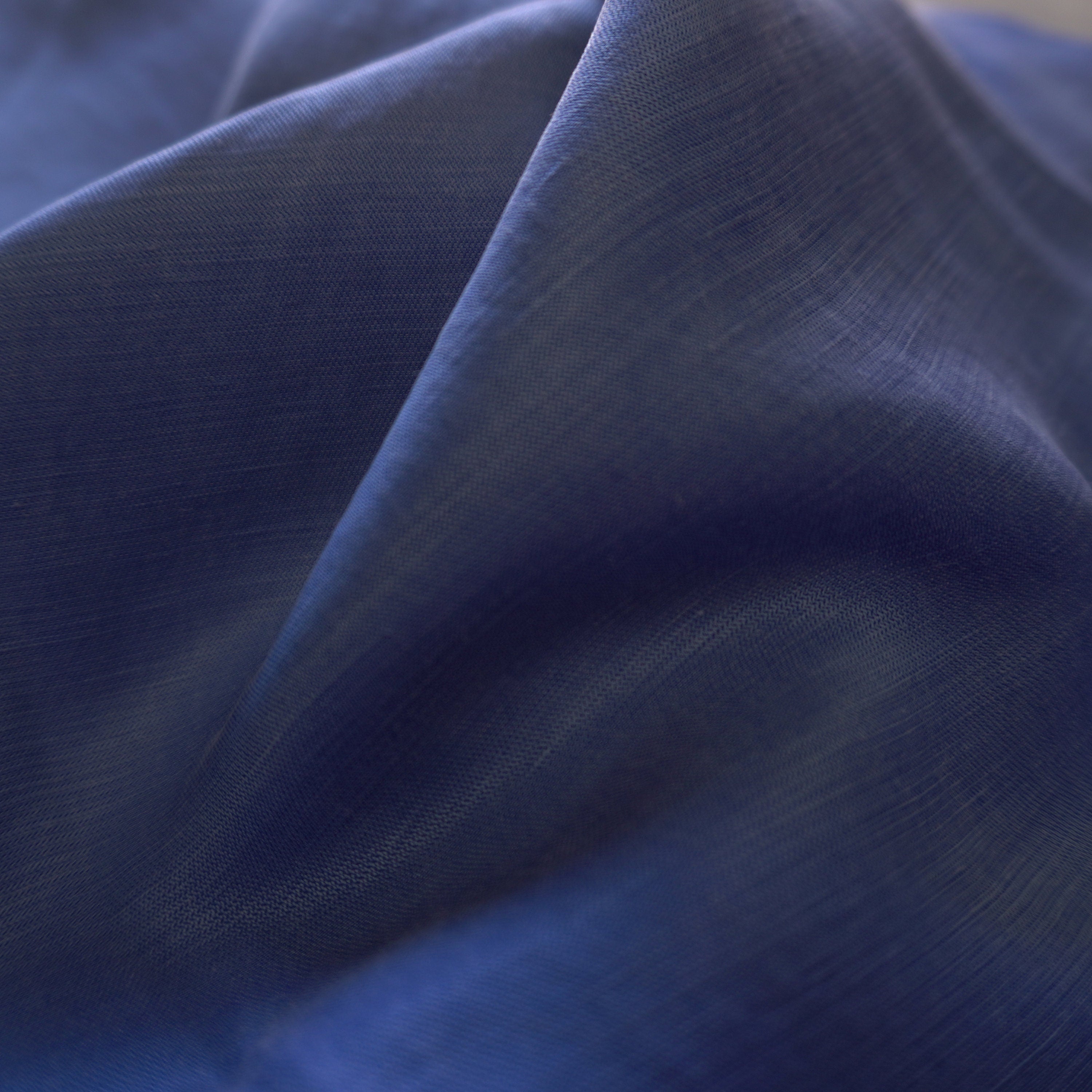 Bemberg Cupro linen pique - Blue bell