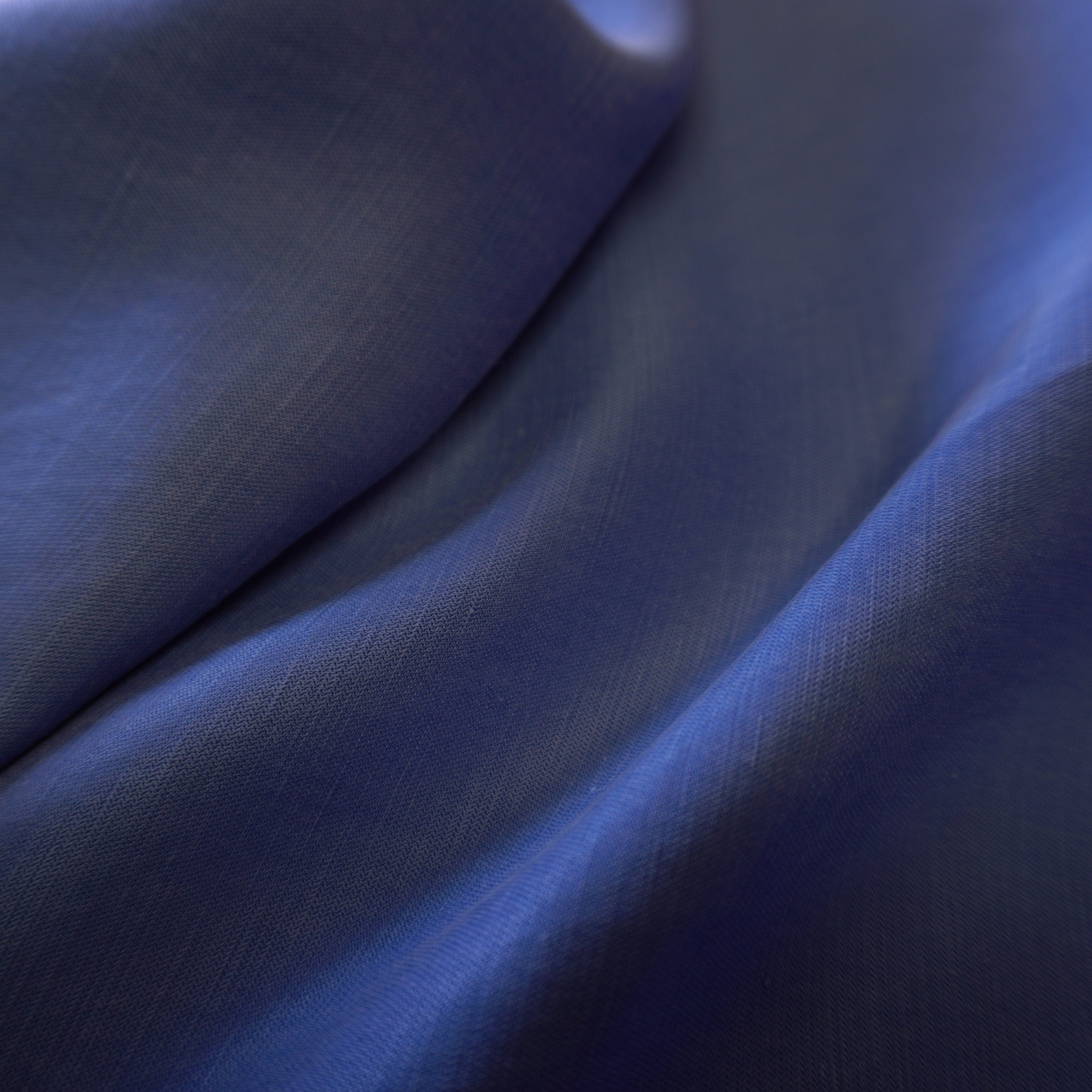 Bemberg Cupro linen pique - Blue bell