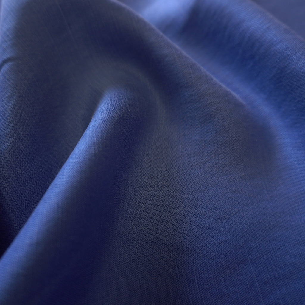 Bemberg Cupro linen pique - Blue bell