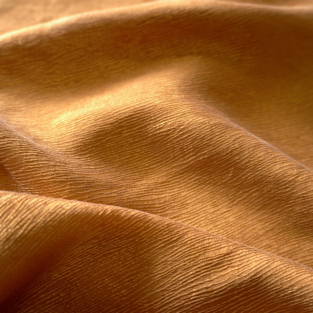 Cupro Tencel bark jacquard silk - rose gold