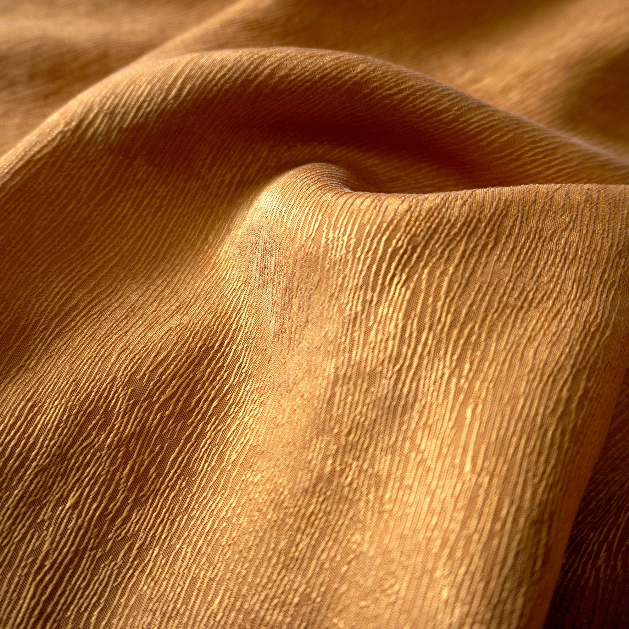 Cupro Tencel bark jacquard silk - rose gold