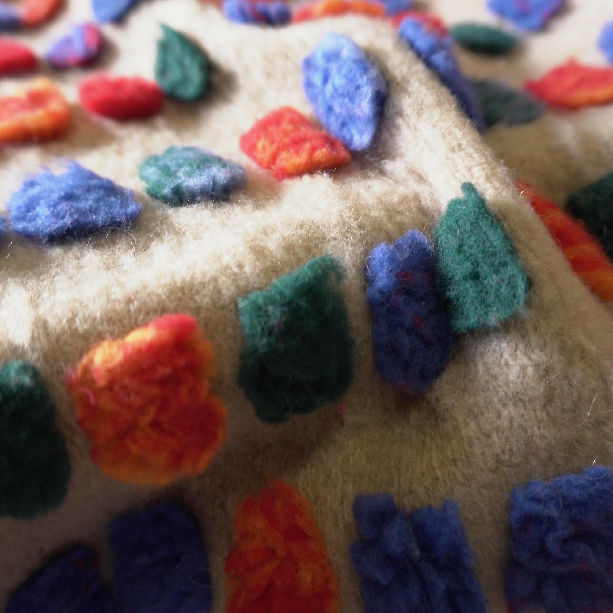 Confetti 3d thickened coating fabric