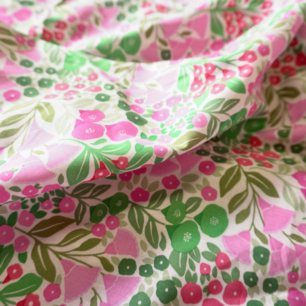 Bloom cotton poplin fabric