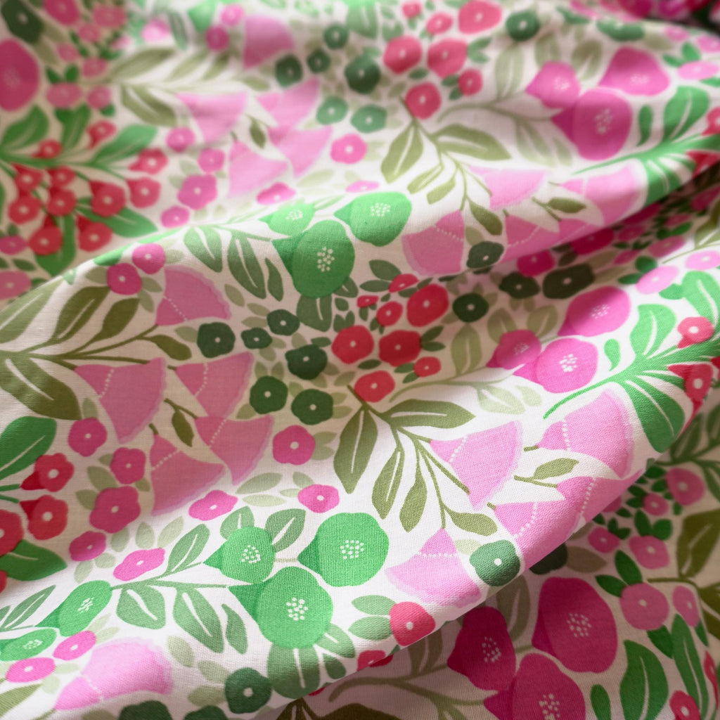 Bloom cotton poplin fabric