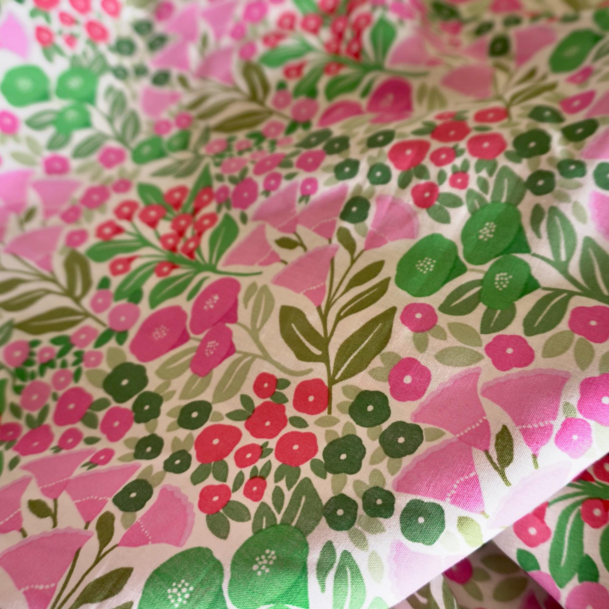 Bloom cotton poplin fabric