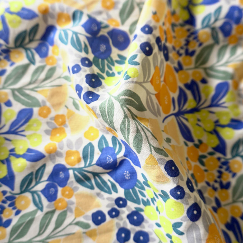Bloom cotton poplin fabric