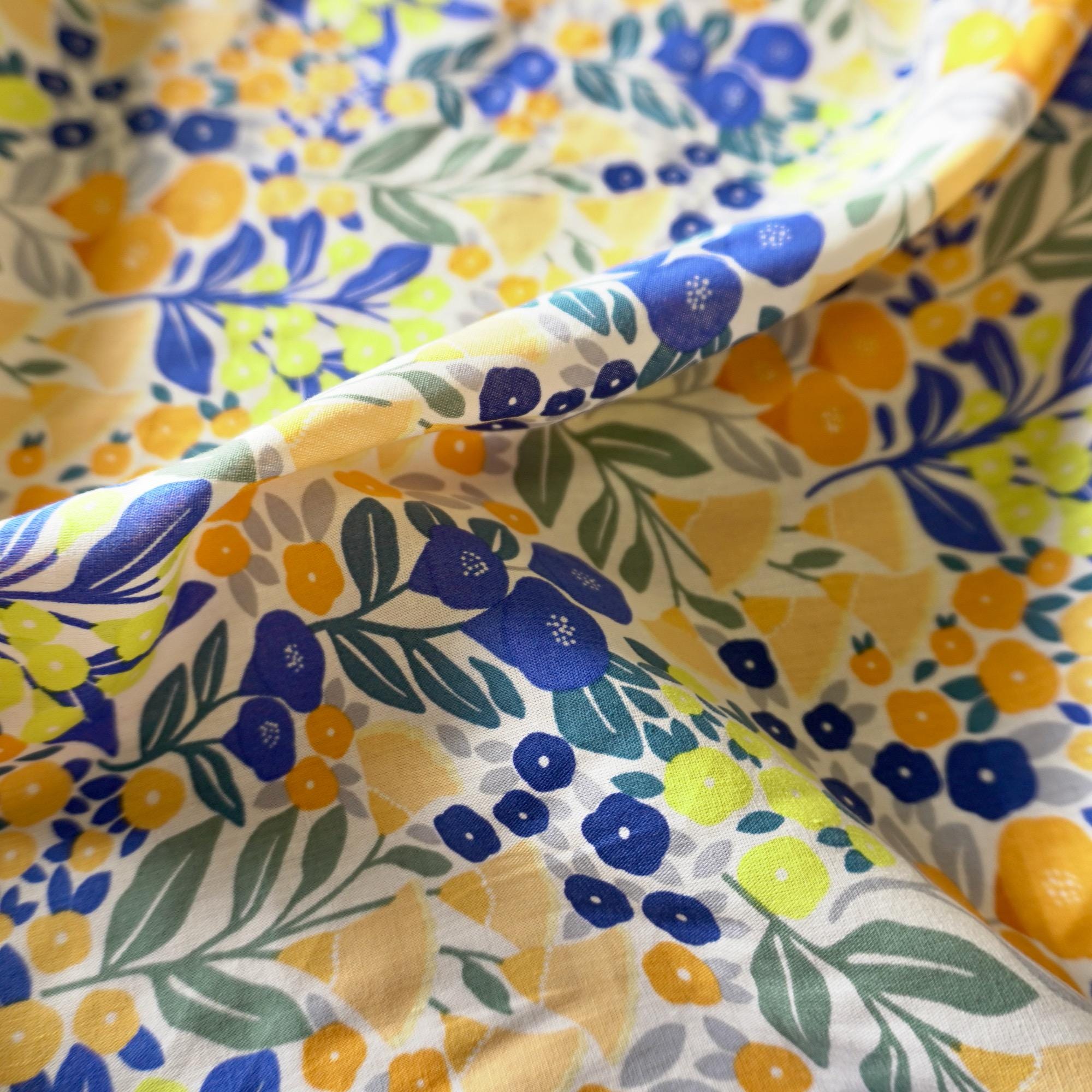 Bloom cotton poplin fabric