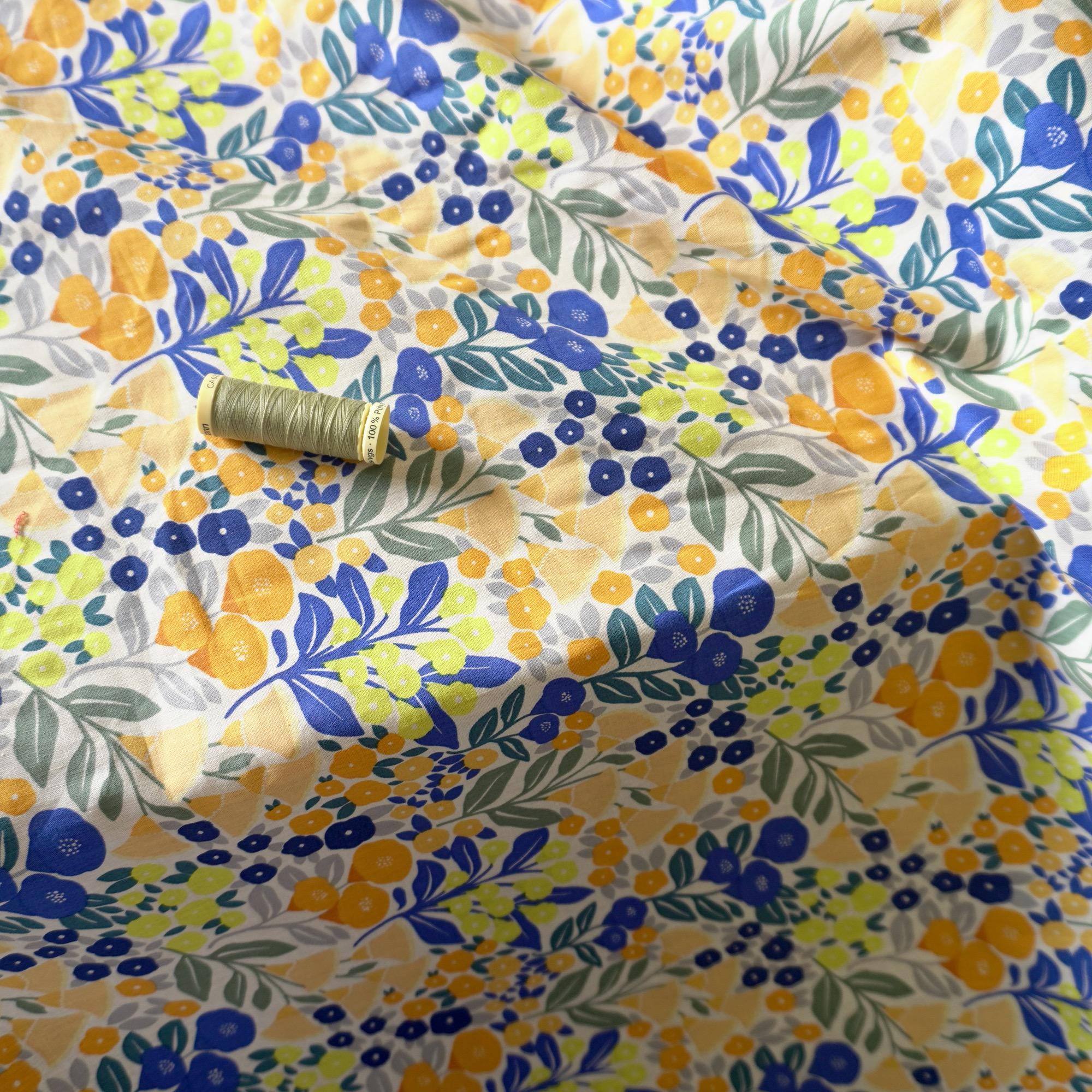 Bloom cotton poplin fabric