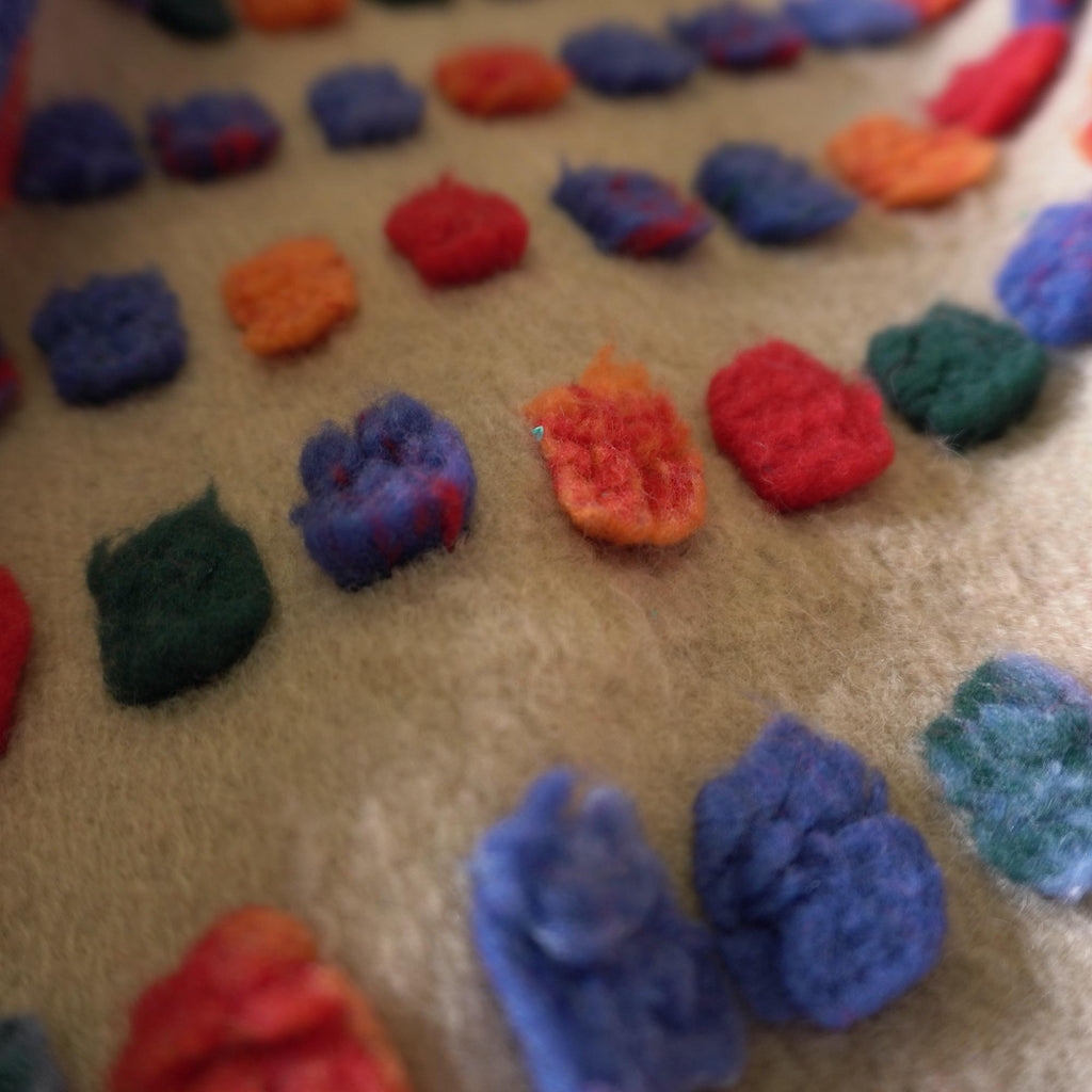 Confetti 3d thickened coating fabric