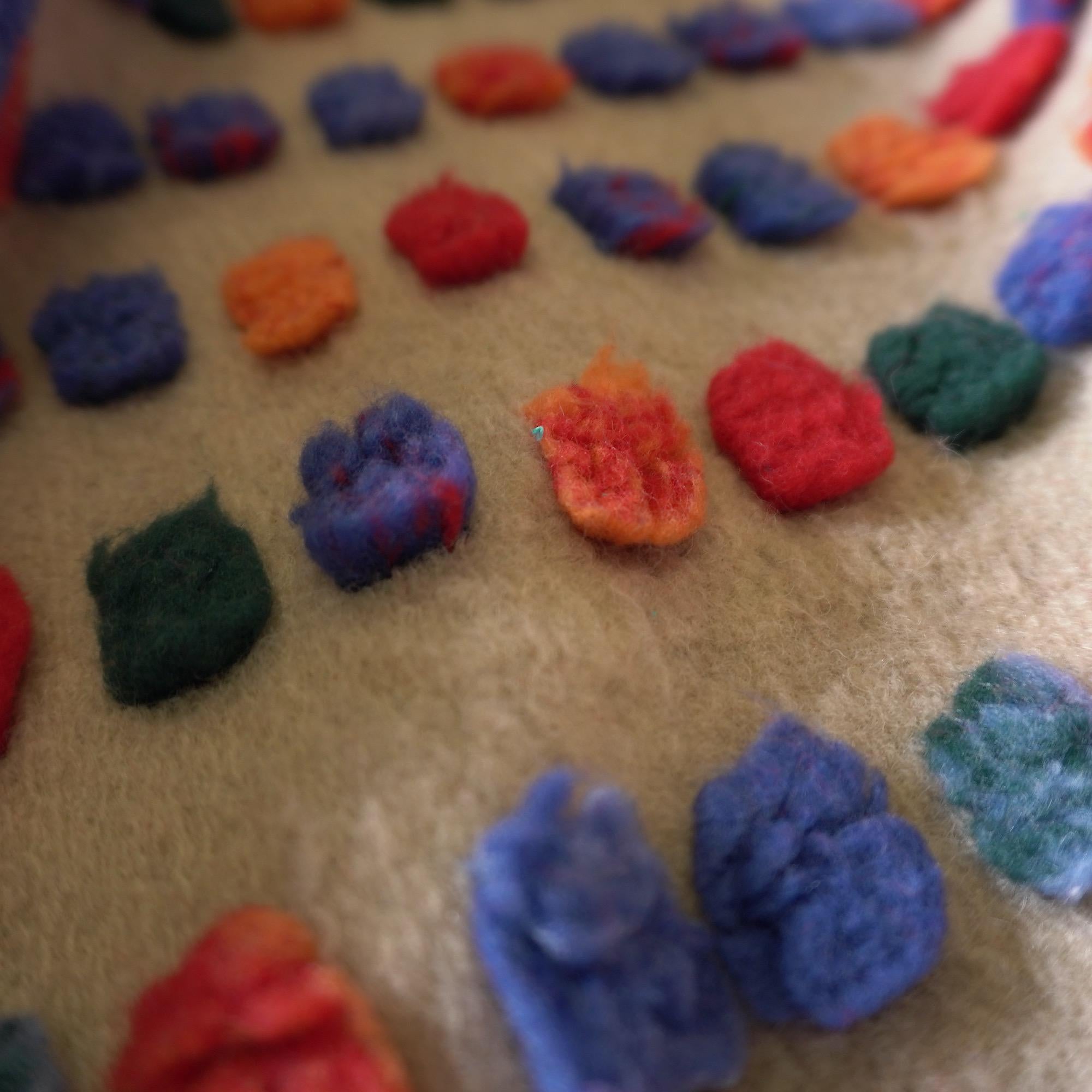 Confetti 3d thickened coating fabric